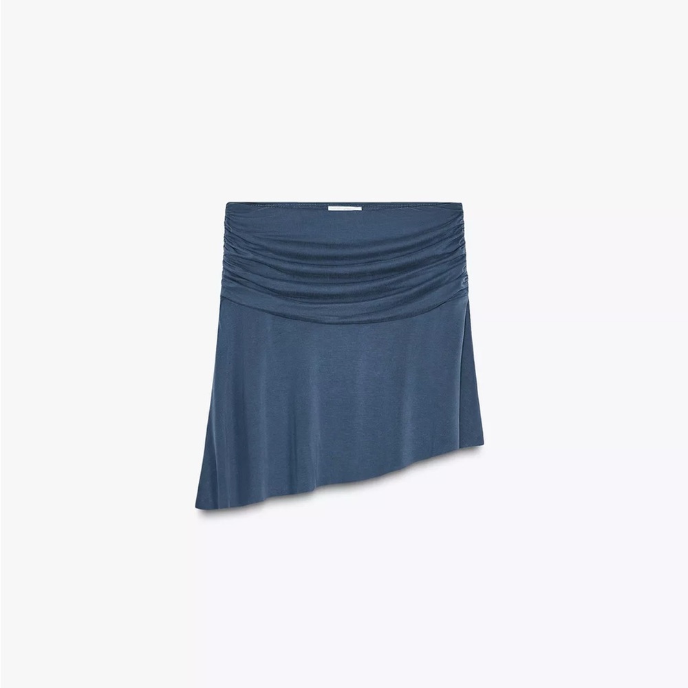 Zara Blue Asymmetrical Skirt